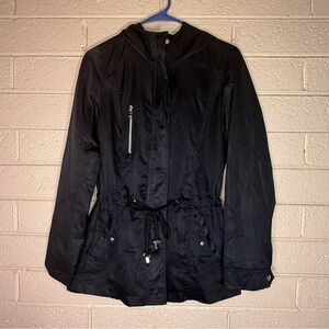 Bella danna Black Utility Jacket with Hood